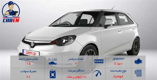عکس ماشین ام جی ۳