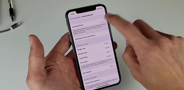 عکس گرفتن از صفحه اپل