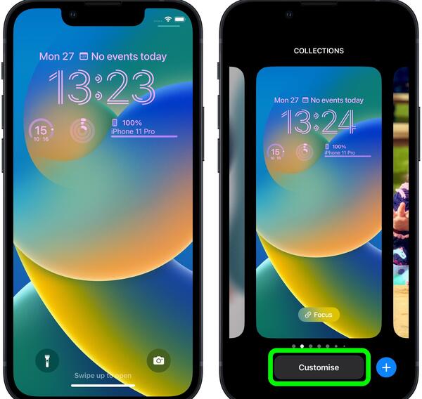 چگونه عکس صفحه ی اپل را عوض کنیم
