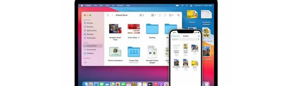عکس اپل روی لپ تاپ