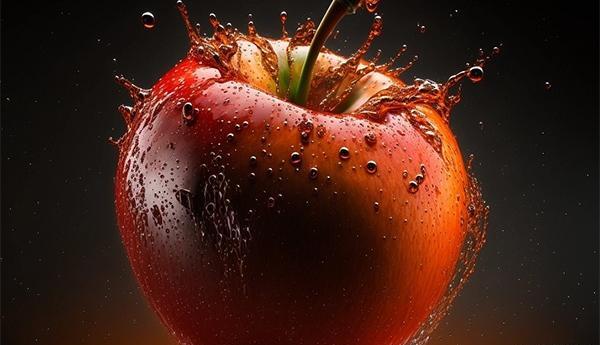 عکس سیب اپل برای تصویر زمینه