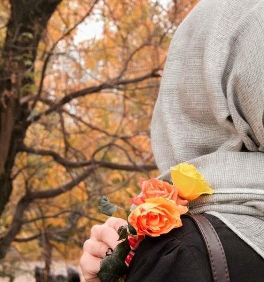 عکس پروفایل دختر از پشت سر با موهای باز