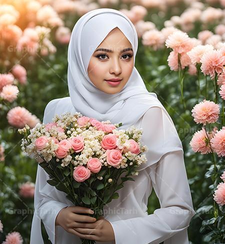 عکس دختر چادری از پشت سر با کیفیت بالا