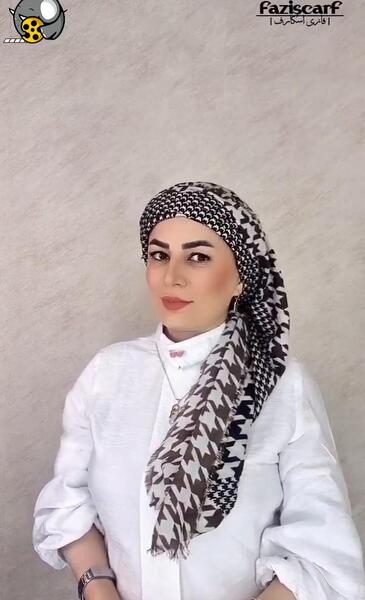 عکس دخترونه با چفیه عربی