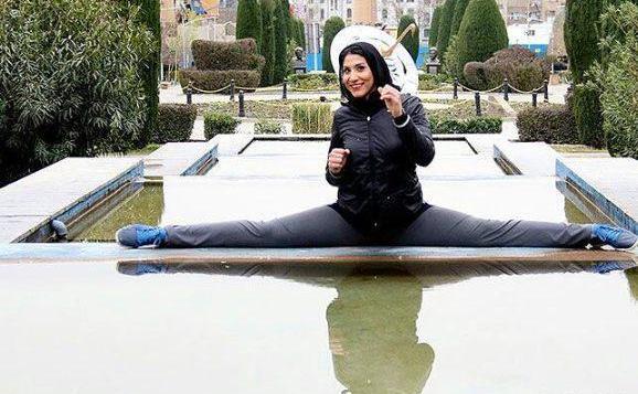 عکس دختر ورزشکار ایرانی