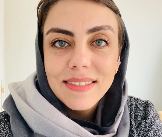 عکس نرگس کلباسی و همسرش