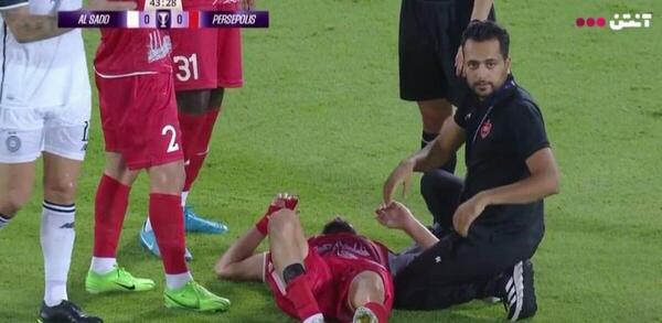عکس صحرایی بازیکن پرسپولیس