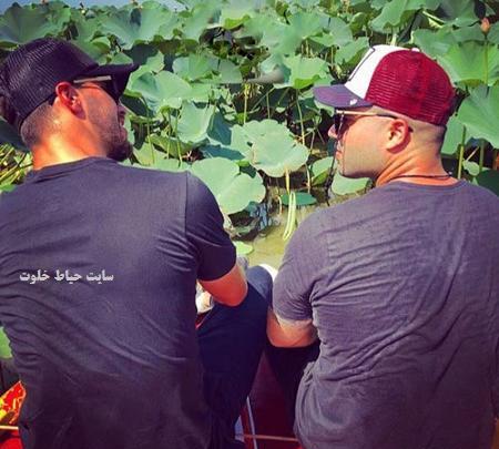 عکس پرستو قربانی و همسرش
