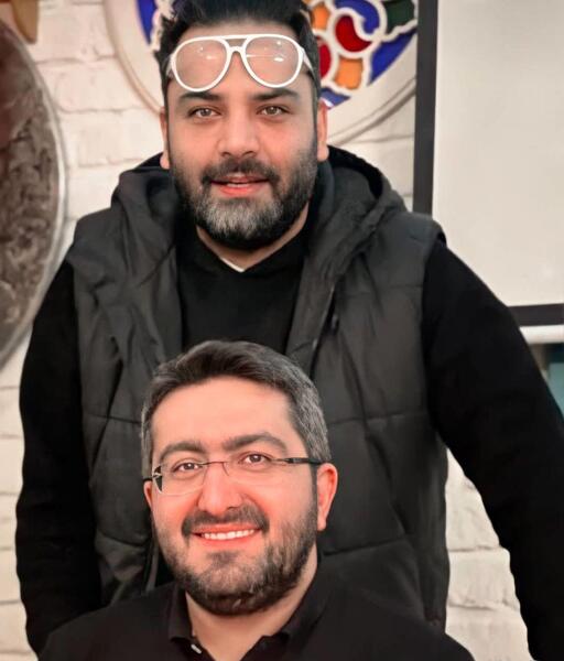عکس علیخانی با همسرش