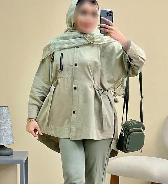 عکس مدل مانتو ابروبادی یقه مردانه