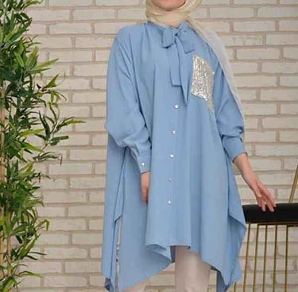 عکس مدل مانتو ابروبادی ساده کوتاه