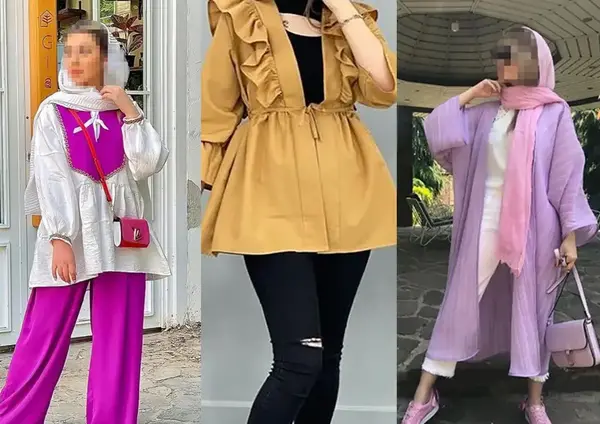 عکس مدل مانتو ابروبادی رنگ سفید