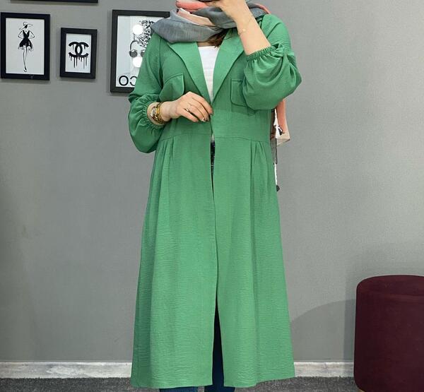 عکس مدل مانتو ابروبادی پشت مدل دار