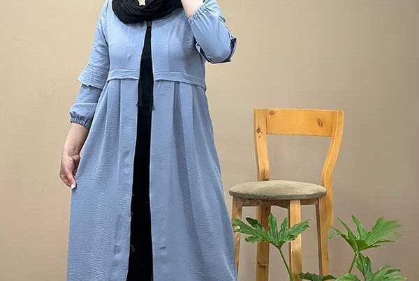 عکس مدل مانتو ابروبادی مجلسی جلو بسته