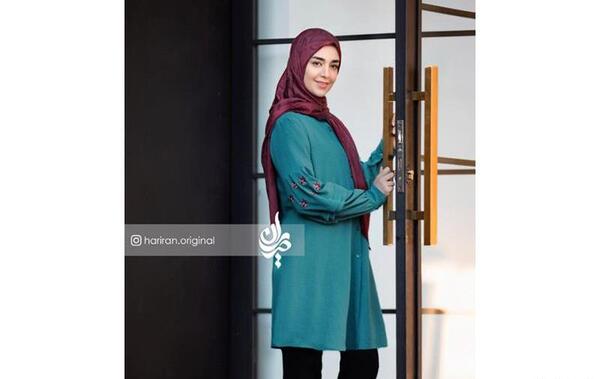 عکس مدل مانتو ابروبادی دامن کلوش