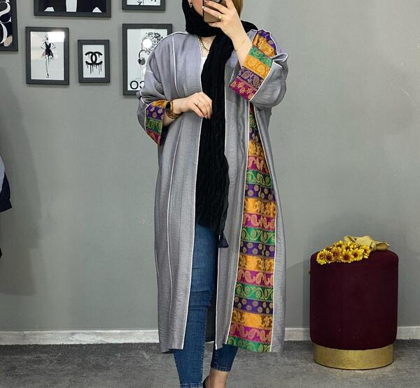 عکس مدل مانتو ابروبادی طرح سنتی
