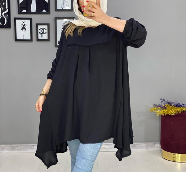 عکس مدل مانتو ابروبادی زنانه جلو بسته