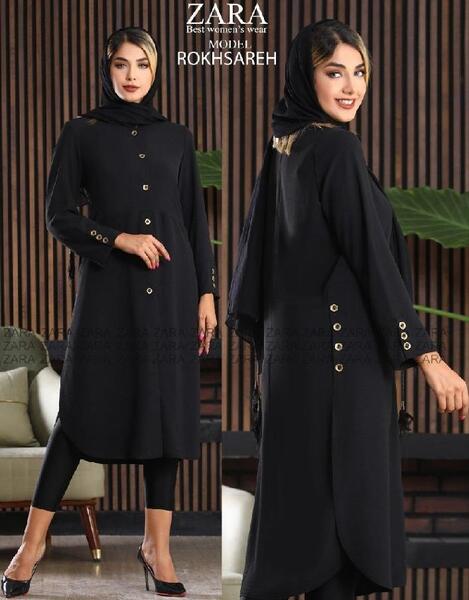 عکس مدل دوخت مانتو ابروبادی زنانه