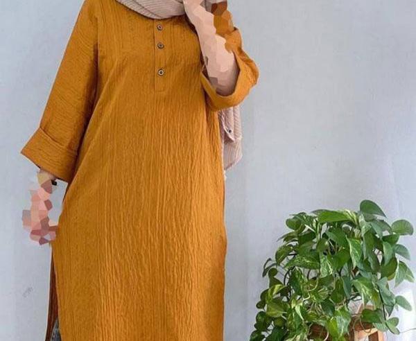 عکس مدل مانتو دو تیکه ابروبادی جلو بسته