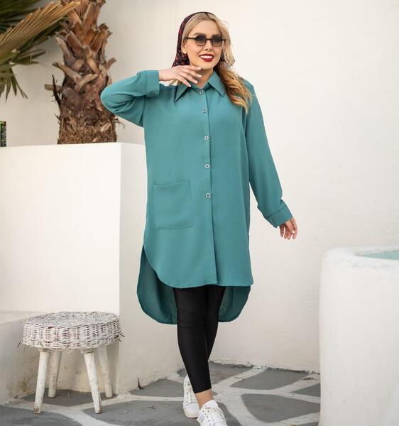 عکس مدل مانتو ابروبادی بغل چاکدار