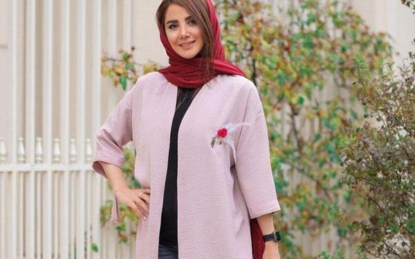 عکس مدل مانتو ابروبادی جلو باز کوتاه