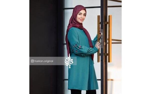 عکس مدل مانتو تابستانی ابروبادی طرح دار