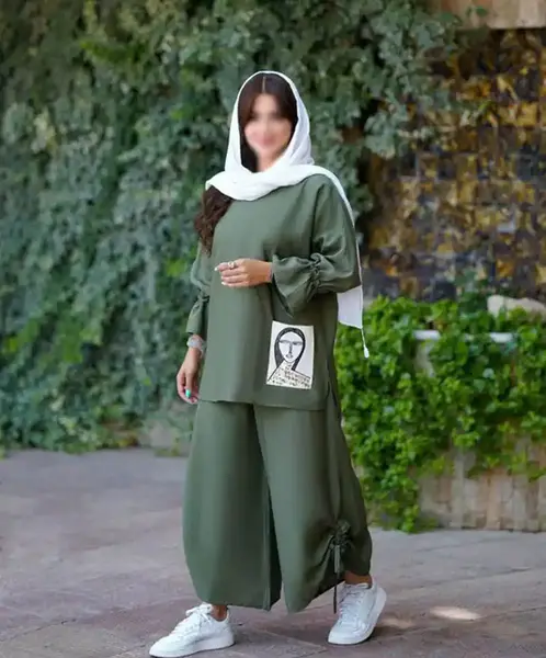عکس مدل مانتو تابستانی ابروبادی بلند