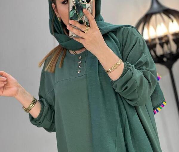 عکس مدل مانتو ابروبادی جلو کوتاه پشت بلند
