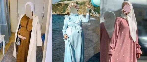 عکس مدل مانتو ابروبادی برای بارداری