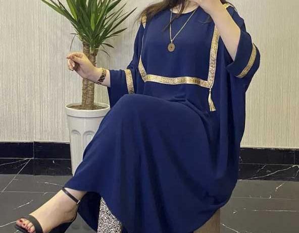عکس مدل مانتو با پارچه ابروبادی بنفش