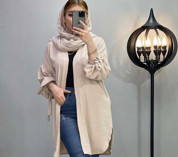 عکس مدل مانتو ابروبادی استین کشی