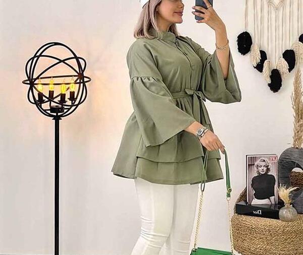 عکس مدل آستین مانتو ابروبادی ساده و شیک