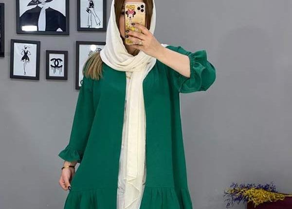 عکس مدل مانتو ابروبادی دخترانه ساده