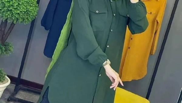 عکس مدل مانتو ابروبادی دخترانه ساده