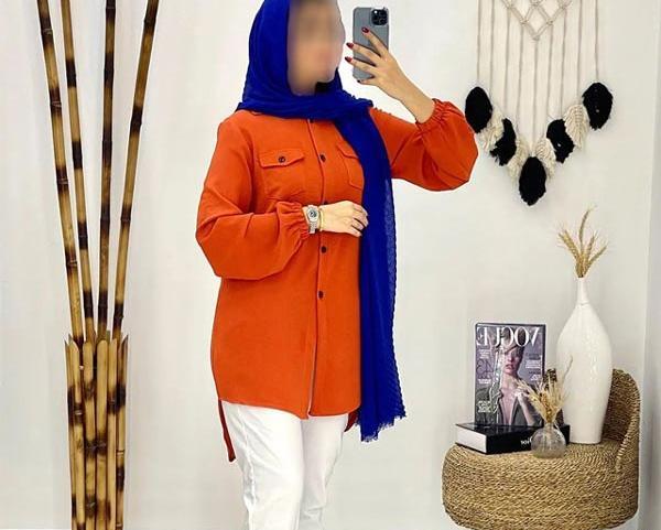 عکس مدل مانتو کیمونو ابروبادی کوتاه
