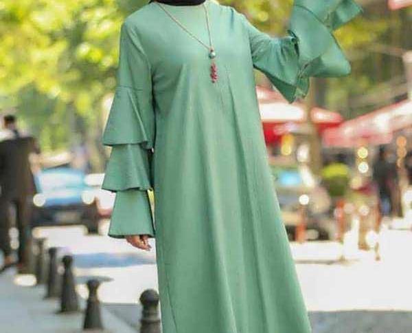 عکس مدل مانتو ابروبادی جلو بسته دخترانه