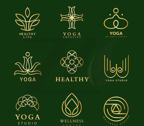 عکس طراحی لوگوی یوگا