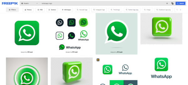 عکس دانلود لوگوی واتساپ png
