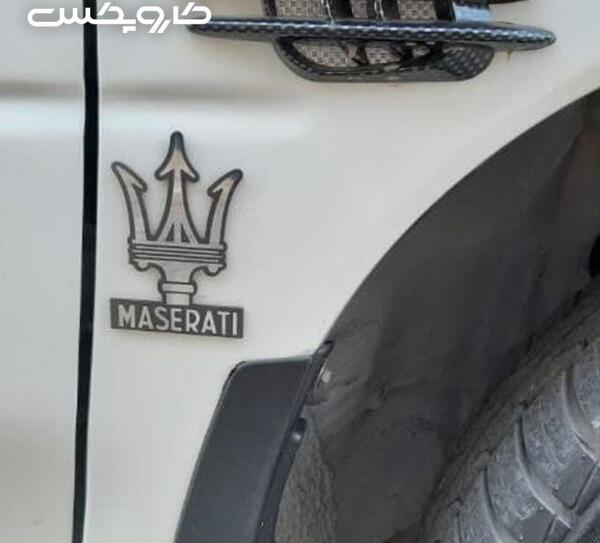 عکس لوگوی ماشین مازراتی به چه شکل است