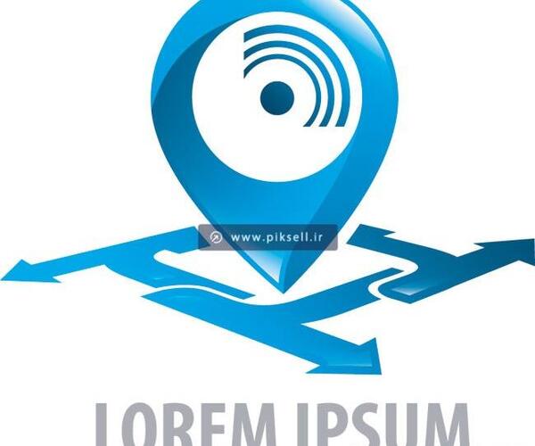 عکس وکتور لوگوی لوکیشن