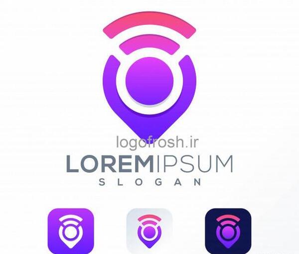 عکس وکتور لوگوی لوکیشن