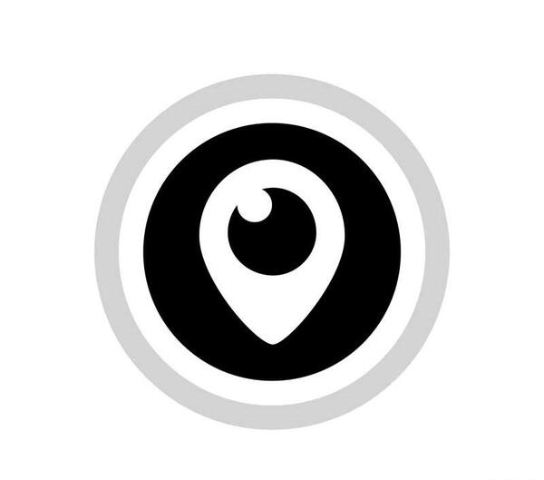 عکس لوگوی لوکیشن سفید