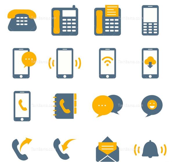 عکس لوگوی تلفن برای فتوشاپ