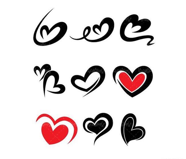 عکس لوگوی قلب عاشقانه