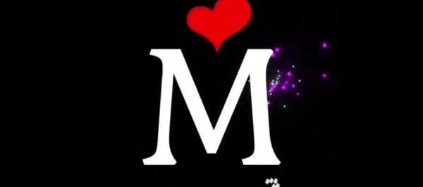 عکس لوگوی m عاشقانه