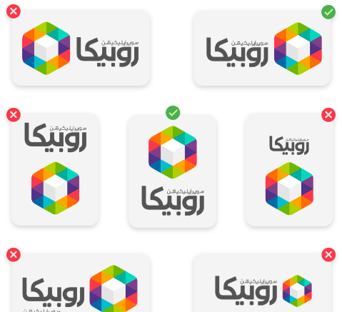 عکس لوگوی روبیکا سیاه و سفید