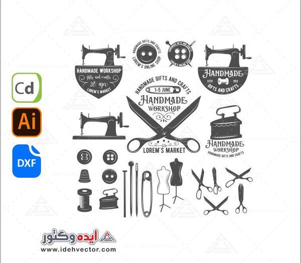 عکس دانلود لوگوی چرخ خیاطی