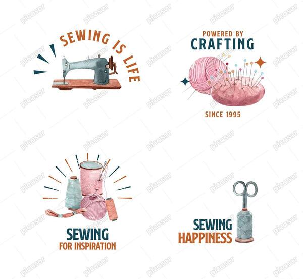 عکس دانلود لوگوی چرخ خیاطی