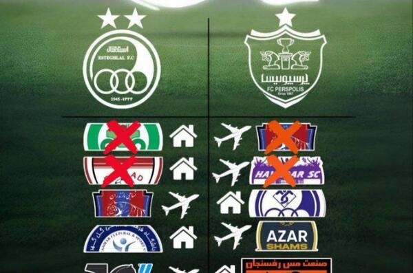 عکس لوگوی پرسپولیس استقلال