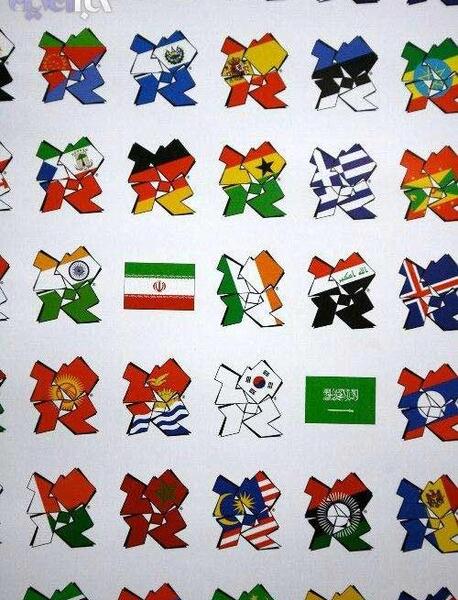 عکس معنی لوگوی پرچم ایران